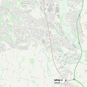 Torfaen NP44 3 Map
