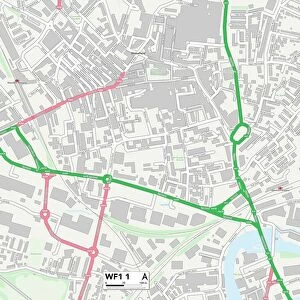 Wakefield WF1 1 Map