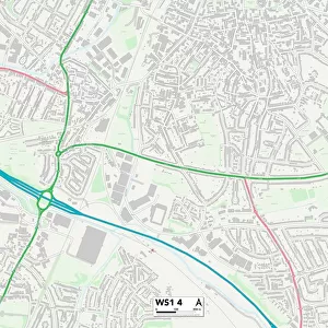 Walsall WS1 4 Map