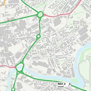 Warrington WA1 2 Map
