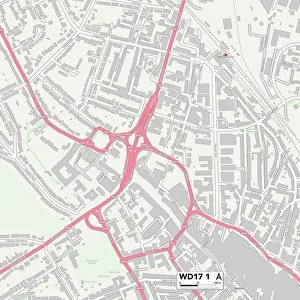 Watford WD17 1 Map