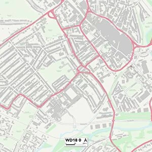 Watford WD18 0 Map