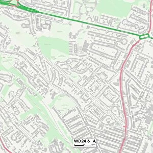 Watford WD24 6 Map