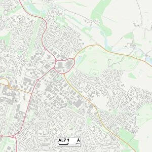 Welwyn Hatfield AL7 1 Map