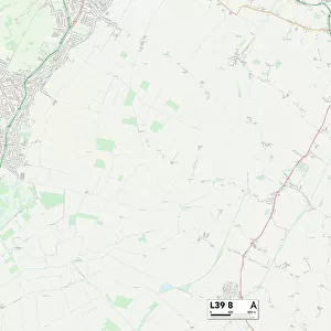 West Lancashire L39 8 Map