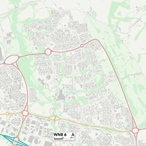 West Lancashire WN8 6 Map
