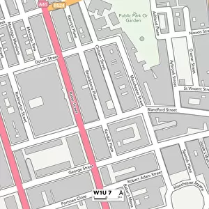 Westminster W1U 7 Map