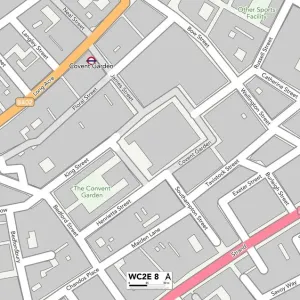 Westminster WC2E 8 Map Westminster WC2E 8 Map