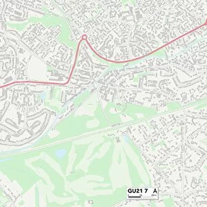 Woking GU21 7 Map