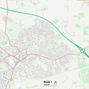 Wokingham RG40 1 Map