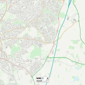 Worcester WR5 1 Map