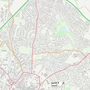 Wrexham LL12 7 Map