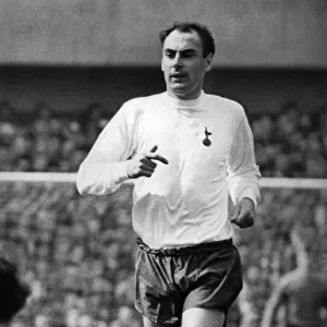 Alan Gilzean, Tottenham Hotspur, centre forward. April 1967 P009907