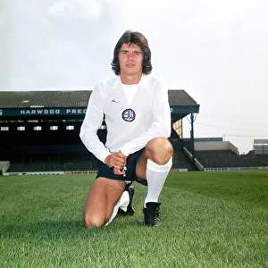 Bolton Wanderers F. C footballer Paul Jones. August 1975