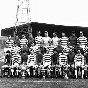 Celtic Football Team - 1968 Back row - brogan, mcgrain, mcbride, cattanach