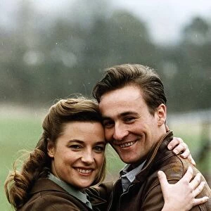 Derek Riddell Actor and Francesca Hunt Actress who appear in the BBC TV series
