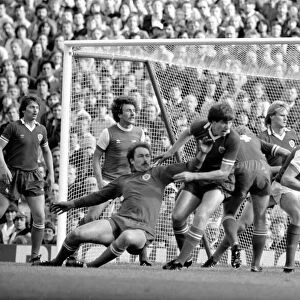 Division 1 football. Arsenal 1 v. Leicester 0. October 1980 LF04-38-021