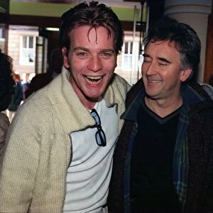 Ewan McGregor and uncle Dennis Lawson February 1998