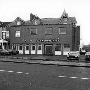 The exterior of Westgarth Social Club, Middlesbrough. December 1992