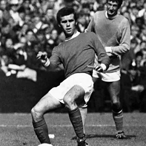 Frank Kopel of Manchester United seen here in action against Manchester City during their