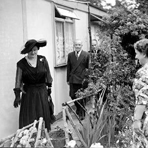 HRH Queen Elizabeth the Queen Mother visit to Streatham, July 1952