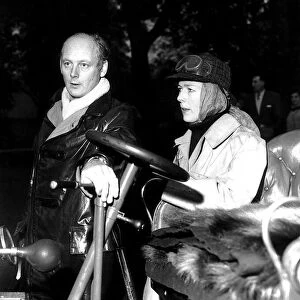 Lord and Lady Montagu of Beaulieu November 1963 who drove a 1903 De Dion Bouton