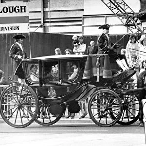 The Lord Mayors Coach heads the Newcastle Festival Parade in 1976