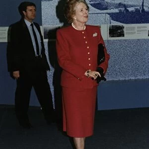 Margaret Thatcher ousted premier having been given the Queens highest honour