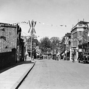 Northwood Hills decorated for King George V Silver Jubilee 1935