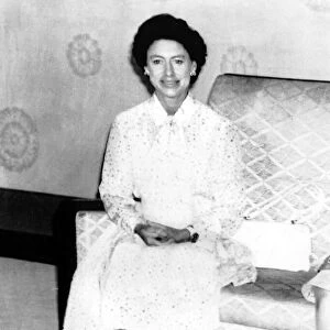 Princess Margaret at the Imperial Palace in Tokyo, Japan October 1978