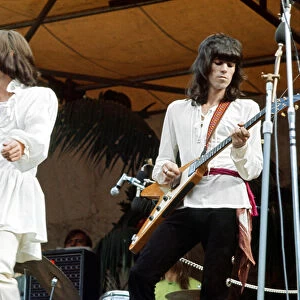 Rolling Stones in concert at Hyde Park 5th July 1969. Mick Jagger