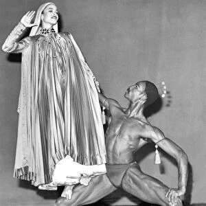 Roman Brook and Karen Wright, members of The Dancers of Harlem troupe