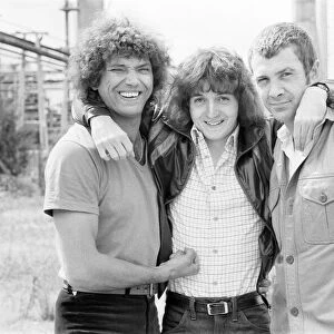 Stephen Lister 18 year old script writer, meets the stars of The Professionals