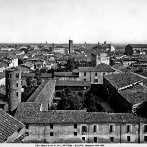 Partial view of Ravenna, from the rooftops