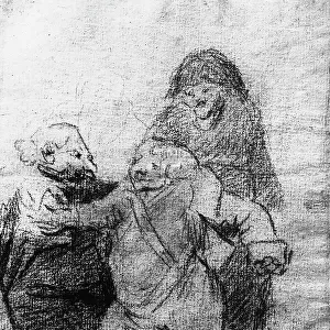 "You understand?...well, as I say...eh! Look out! otherwise..." drawing by Goya, in the Prado Museum, Madrid