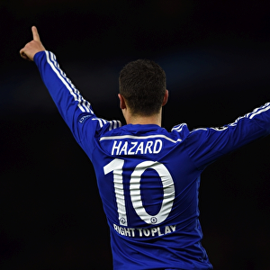 Eden Hazard's Thrilling Goal Celebration: Chelsea vs. NK Maribor in Champions League (21st October 2014)