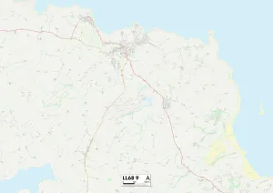 LL - Llandudno Prints: Anglesey LL68 9 Map