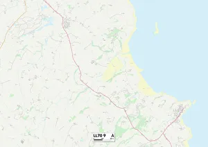 Anglesey LL70 9 Map