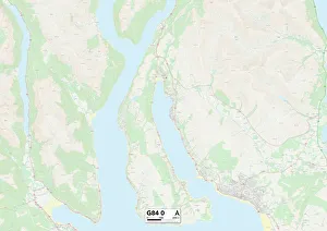 Fairway Prints: Argyll and Bute G84 0 Map