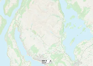 Campbell Street Prints: Argyll and Bute G84 9 Map