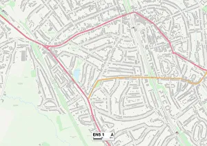 Dale Close Prints: Barnet EN5 1 Map