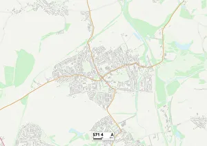 Alfred Street Prints: Barnsley S71 4 Map