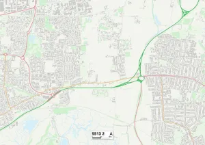 Page Road Prints: Basildon SS13 2 Map
