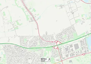 Redwood Drive Prints: Basildon SS15 4 Map