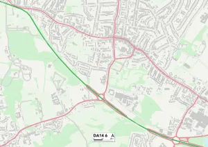 DA - Dartford Prints: Bexley DA14 6 Map