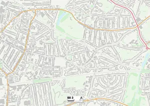 Underhill Road Prints: Birmingham B8 3 Map