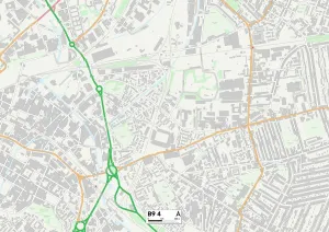 Birmingham B9 4 Map