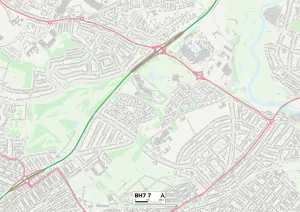 Eltham Close Prints: Bournemouth BH7 7 Map