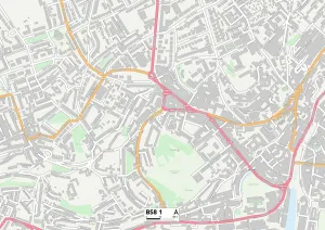 Gorse Lane Prints: Bristol BS8 1 Map