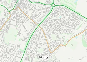 Kendal Close Prints: Bromsgrove B60 2 Map